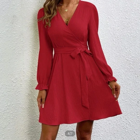 Belted Dress - Picture 1 of 5